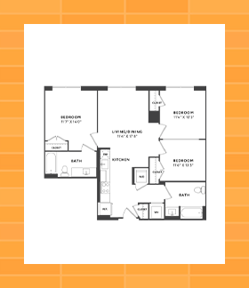 three bedroom